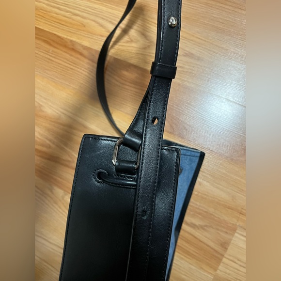 authentic 3.1 Phillip Lim Bucket Soleil Mini Drawstring Denim Cross Body Bag - Picture 5 of 10